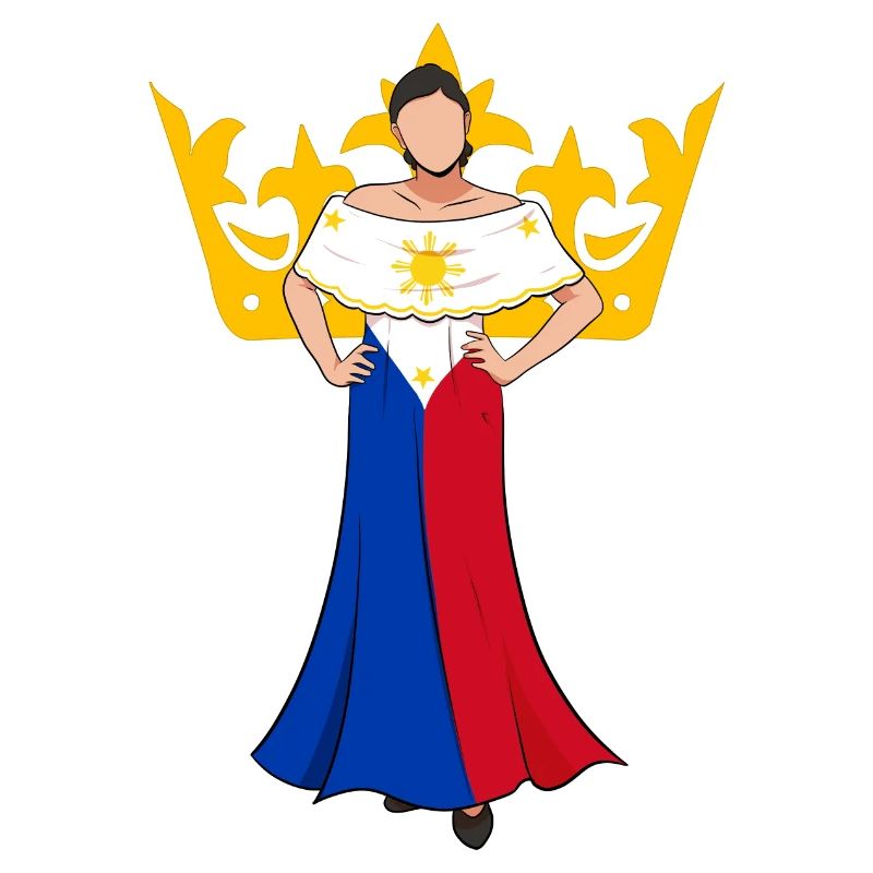 Philippines philippine drapeau Dalagang je cadeau