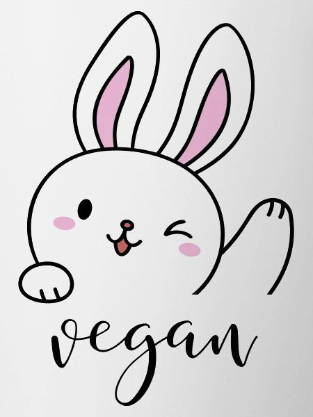 Cute Vegan Bunny