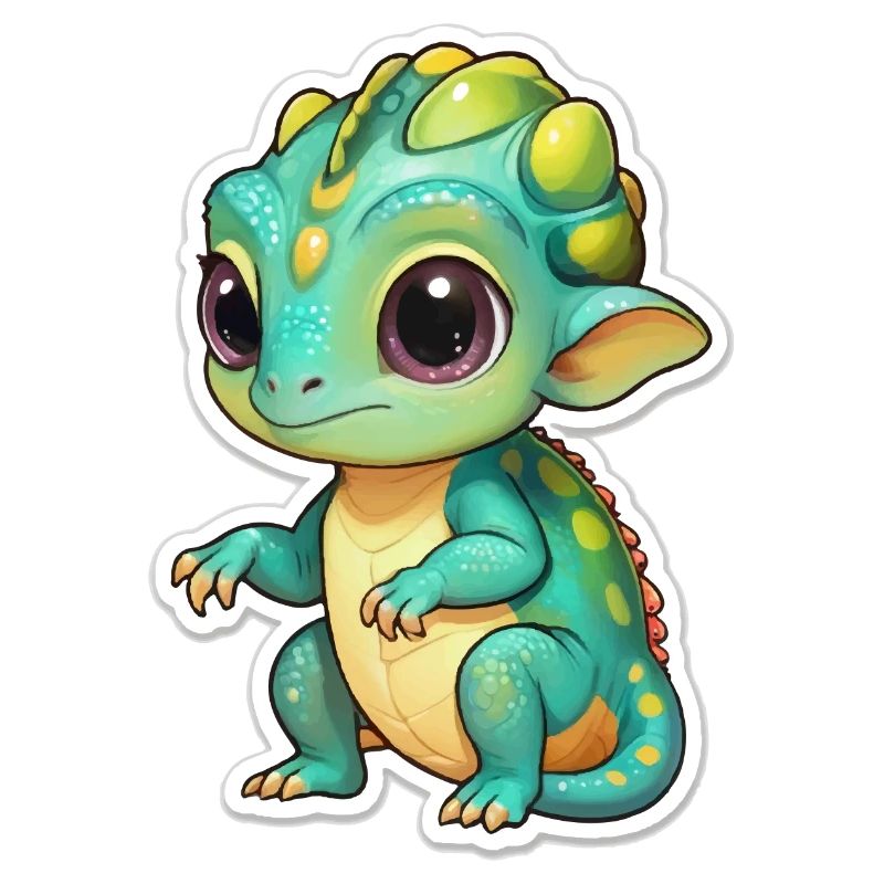 Caméléon mignon