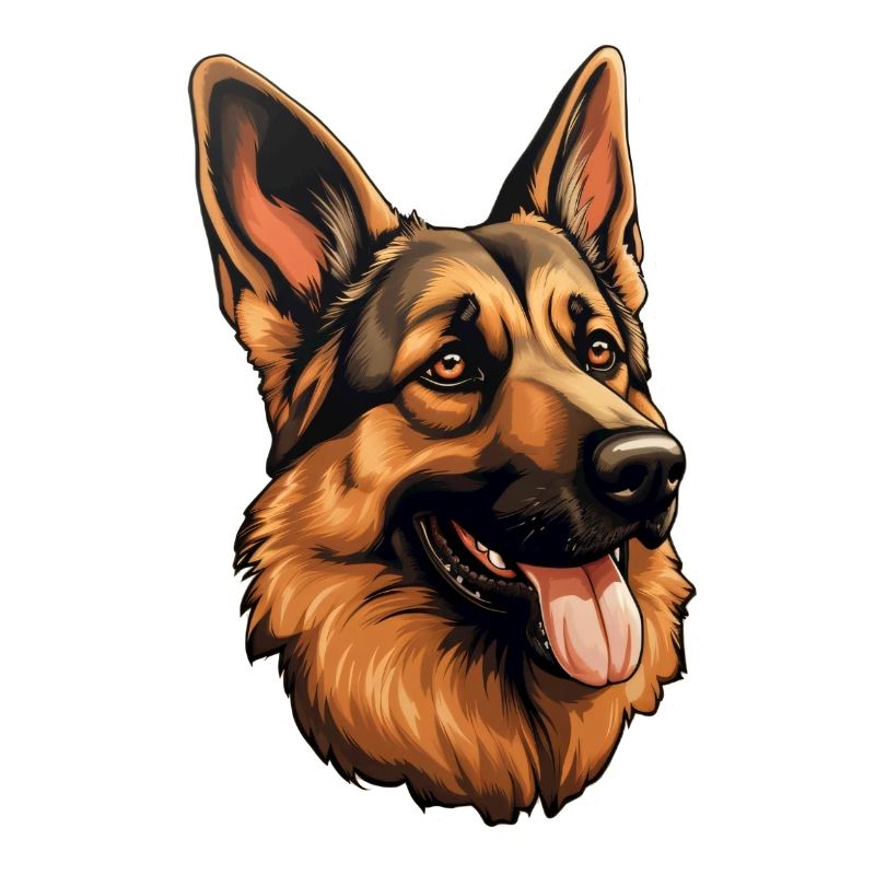 German Shepherd's Head German