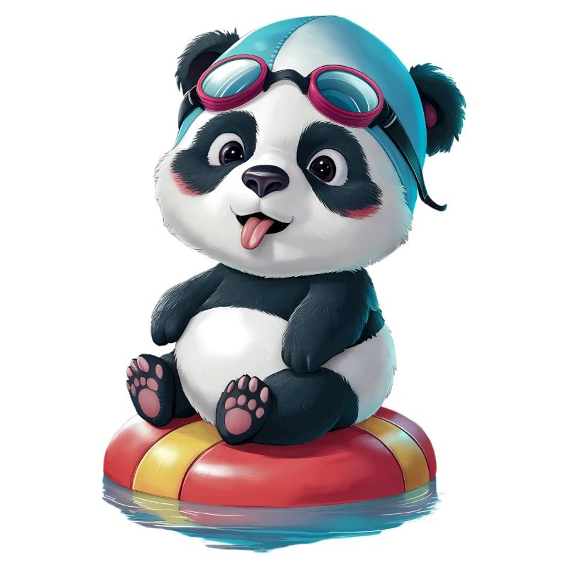 L’aventure de natation de Panda !