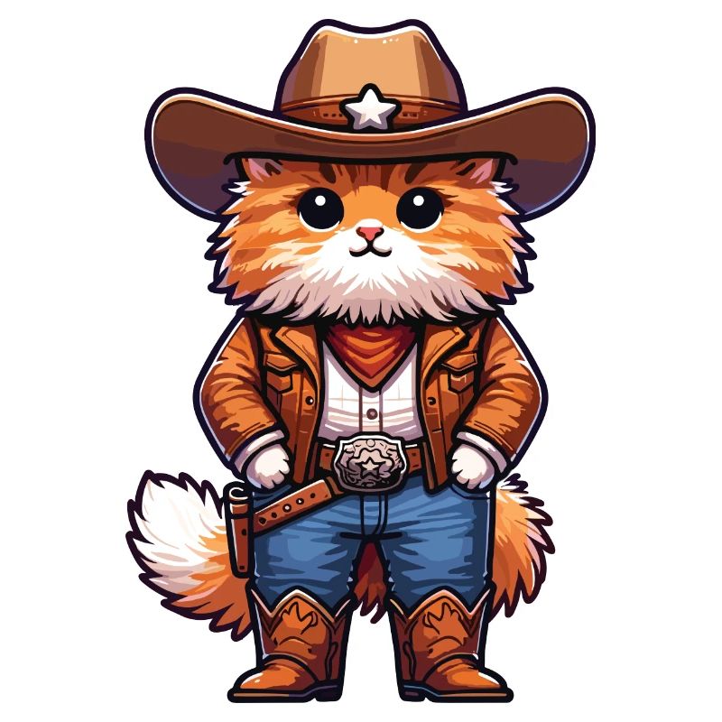 Cowboy-Katze