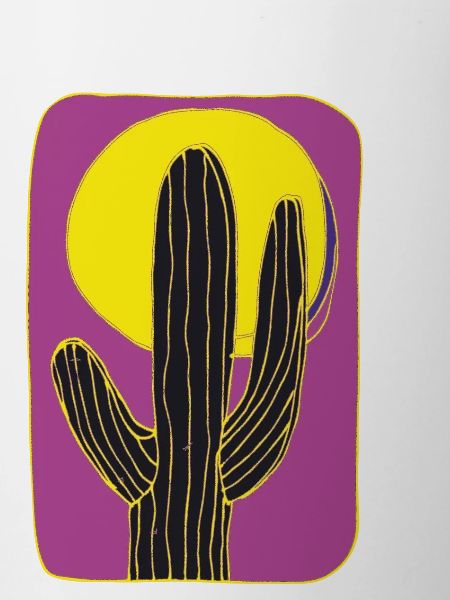 Cactus Mexico at night