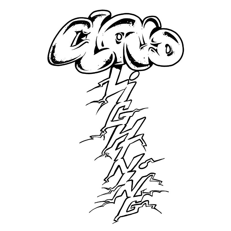 Temps orageux (noir et blanc)