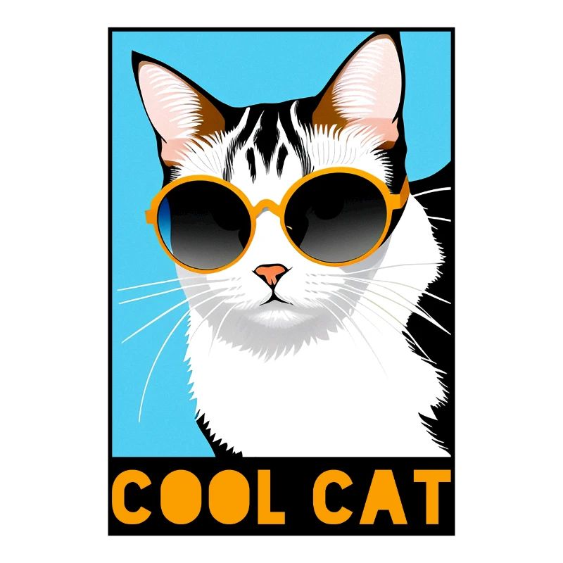 Fun Cool Cat - Stylish Feline Meme