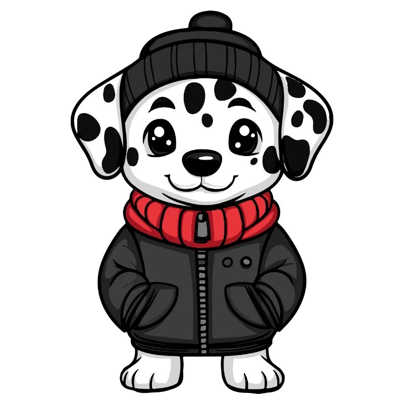 Dalmatiner Hund Cartoon
