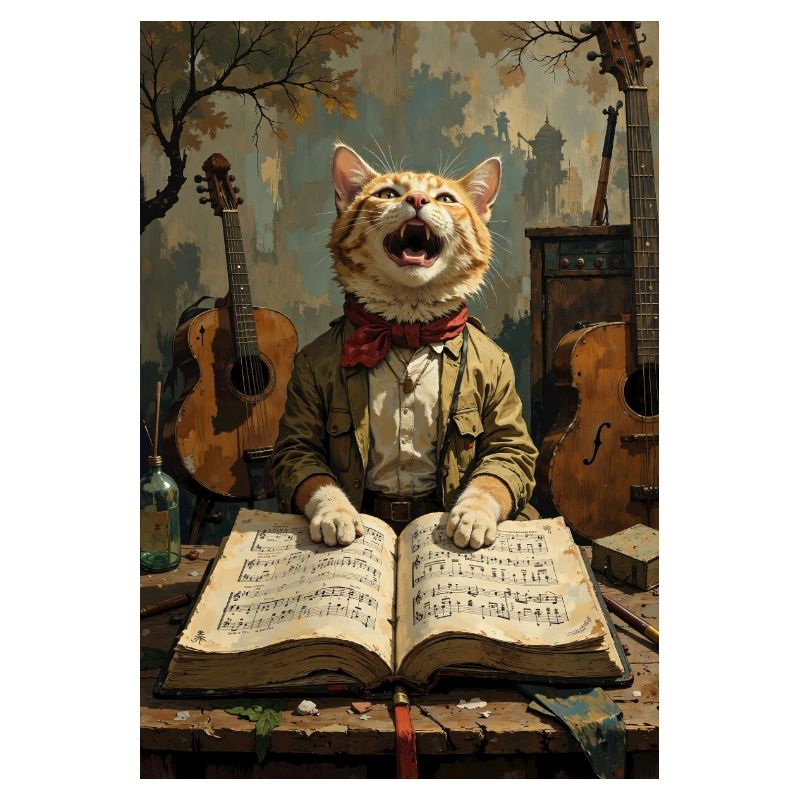Singende Katze