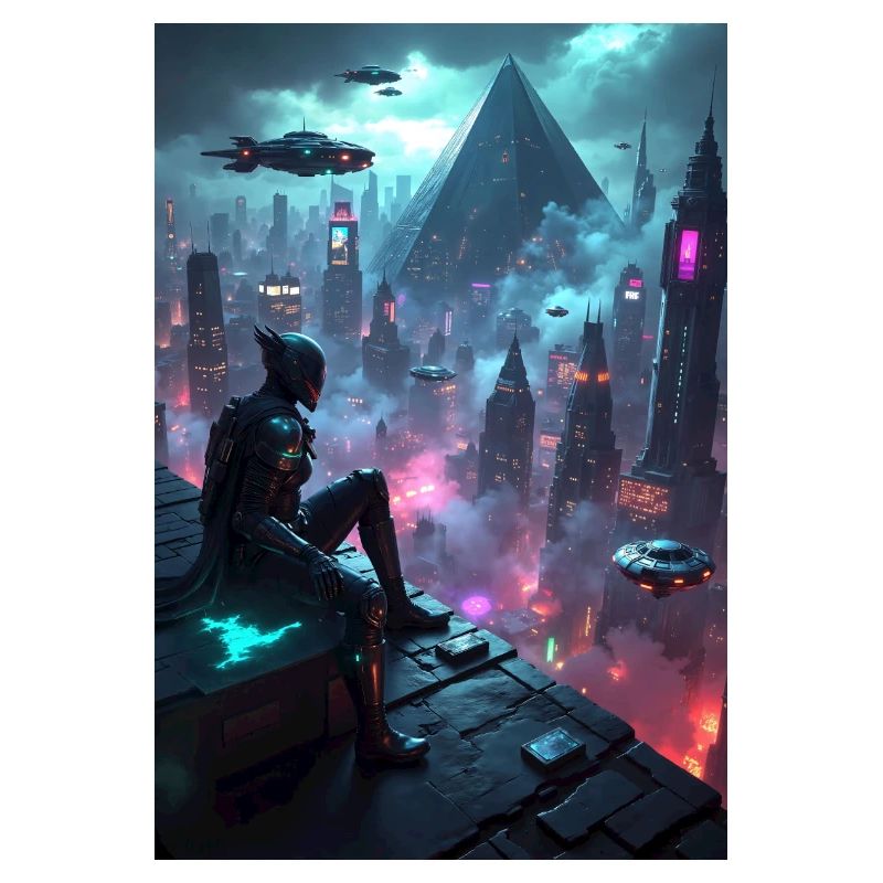 Cyberpunk graphics.