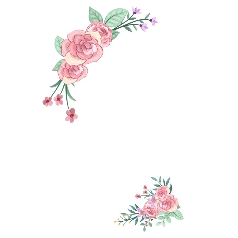 Buchstabe j Blumen