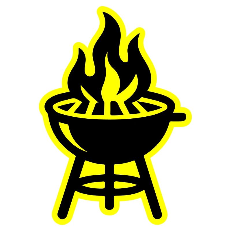 Grill Symbol Fire