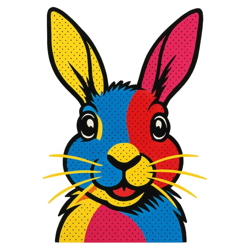 Rabbit Pop Art