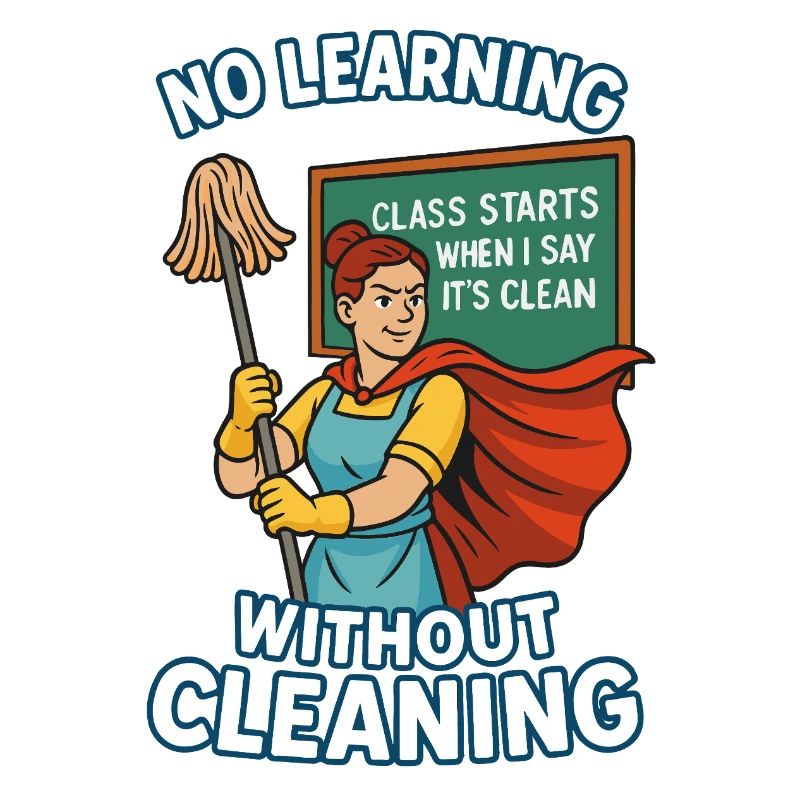No Learning Without Cleanliness – Superheroine