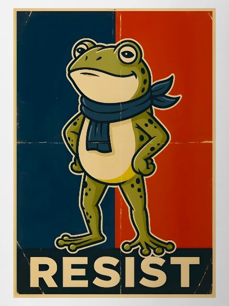 Portland Frog Protest Resist