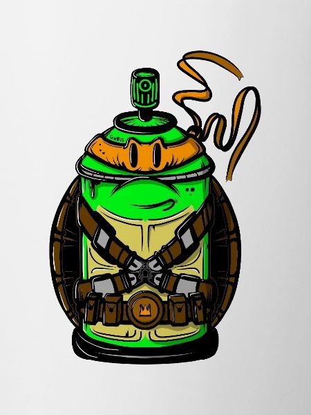 Neon Grün Spraygrenade Outfit