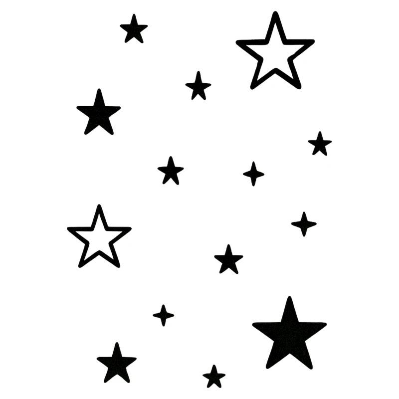 Star Scatter Pattern Design