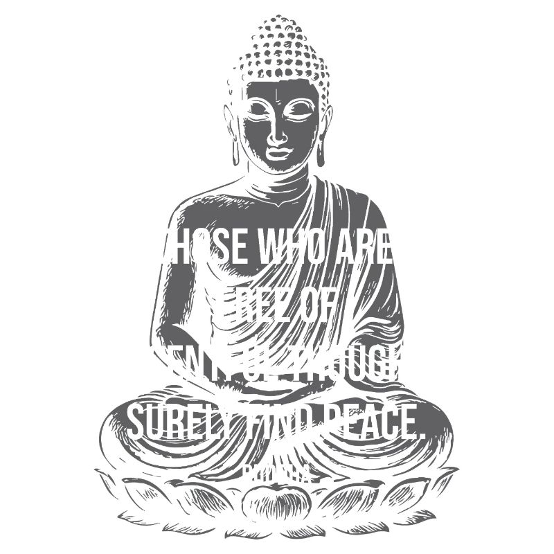 Peaceful Mind Buddha Quote