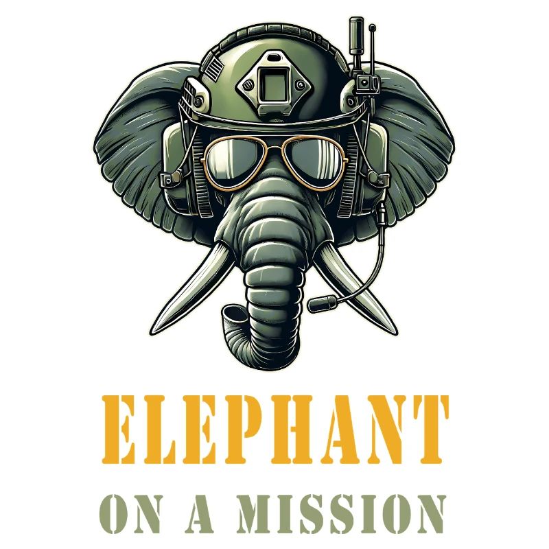 Éléphant en mission