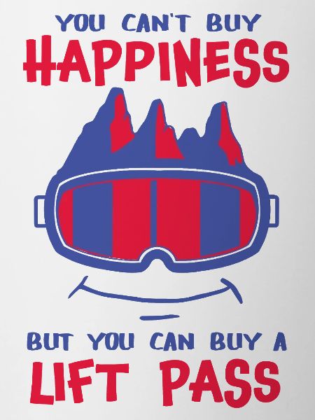 Happiness Ski Snowboard Mountains Slope