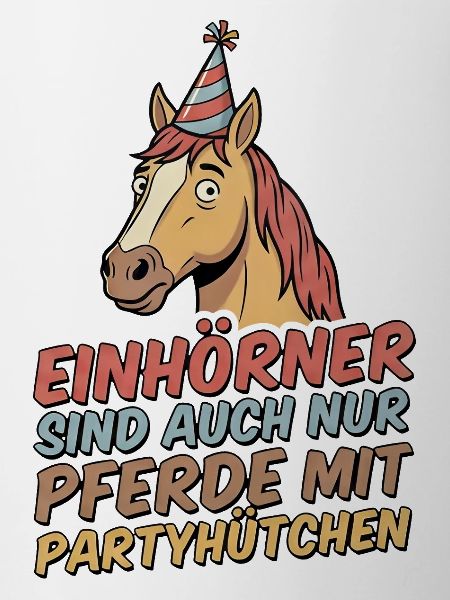 Partypferd mit Hut