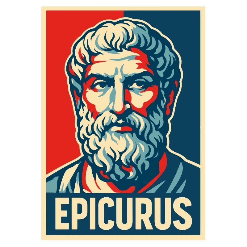 Epicurus Pop Art Portrait