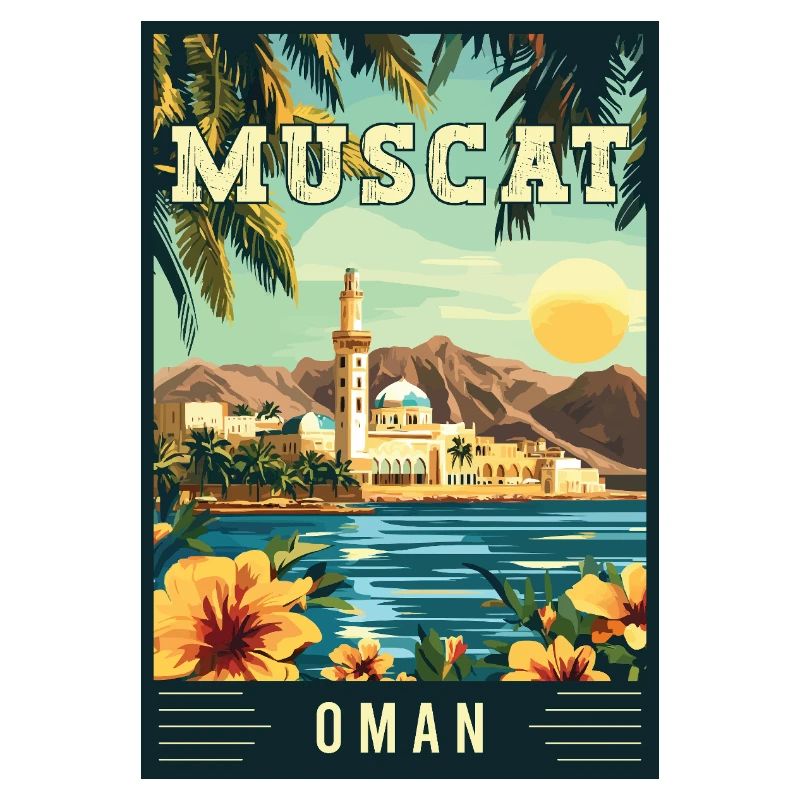 Découvrez la beauté arabe de Mascate à Oman