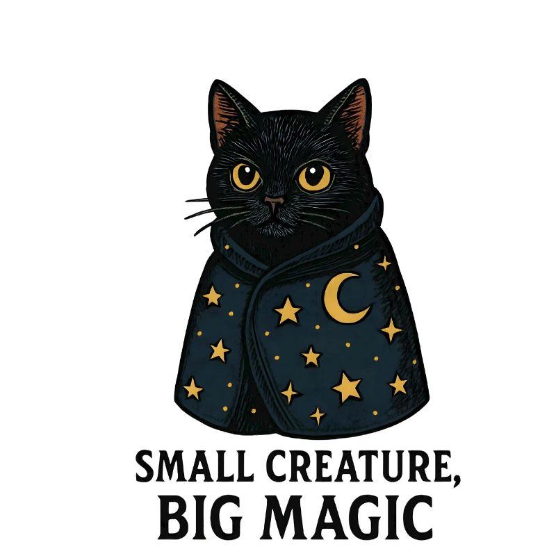 Moonlit Night Cat Star Cape