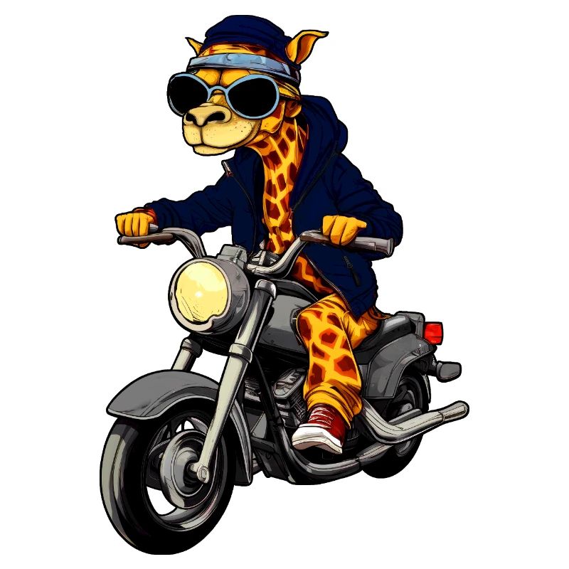 Motorcycle Giraffes
