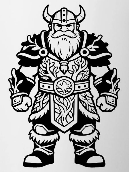 Nain en armure