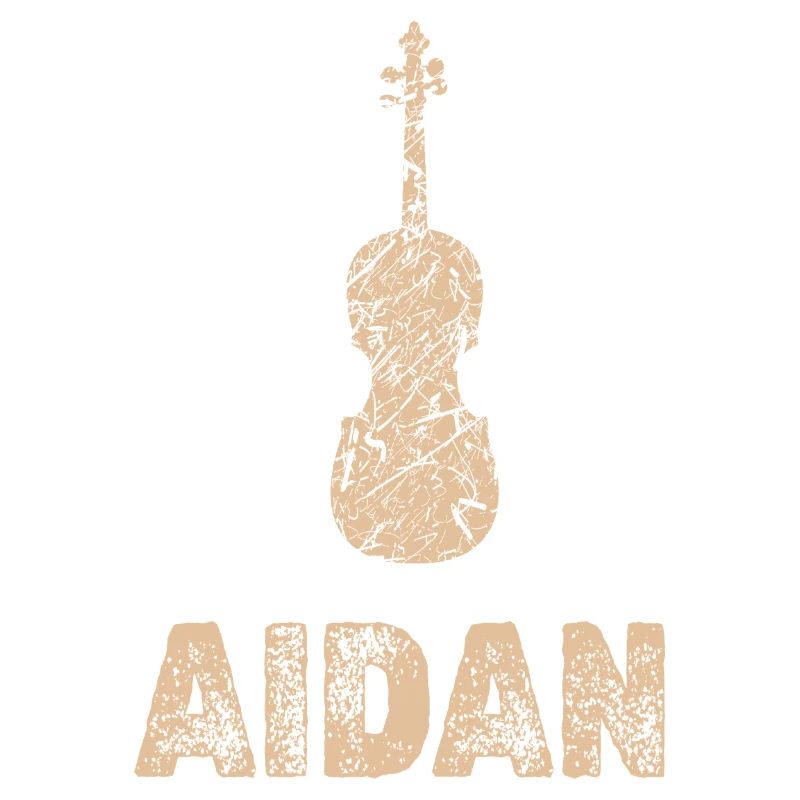 Aidan as a violin