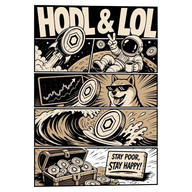 HODL LOL Crypto Meme Comic