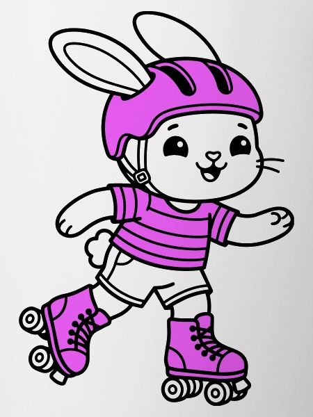 roller skating girl