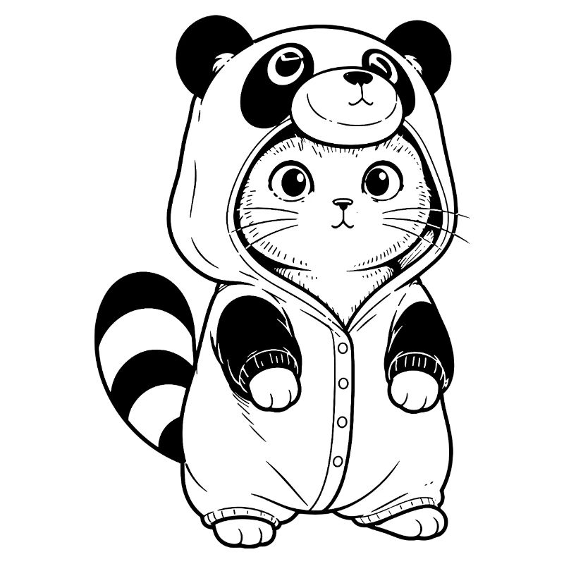 Cuddly Panda Pullover Hoodie