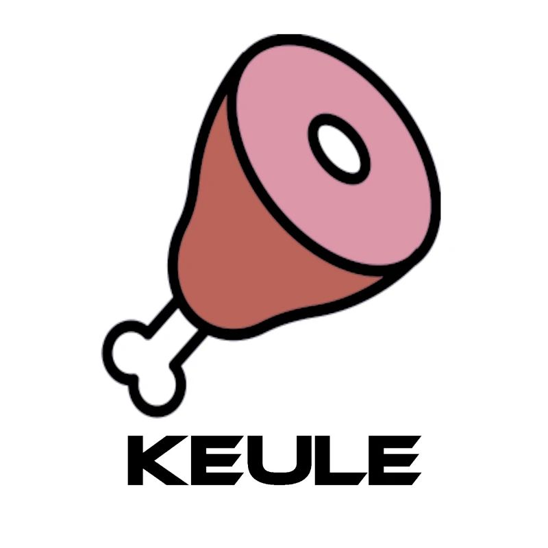 Lustige Keule Geschenkidee