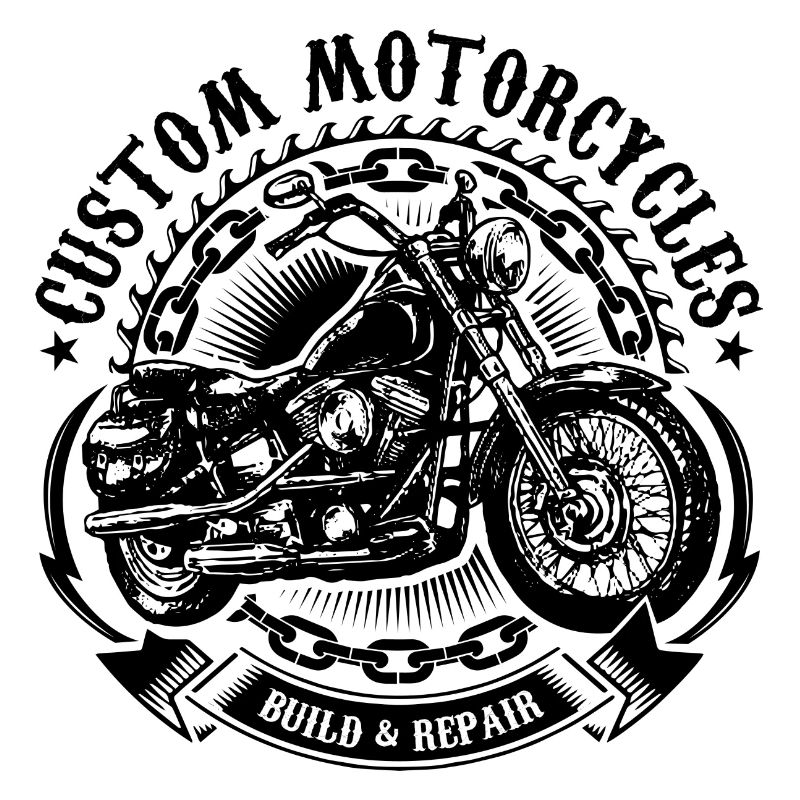 CUSTOM MOTORCYCLES - Schwarz