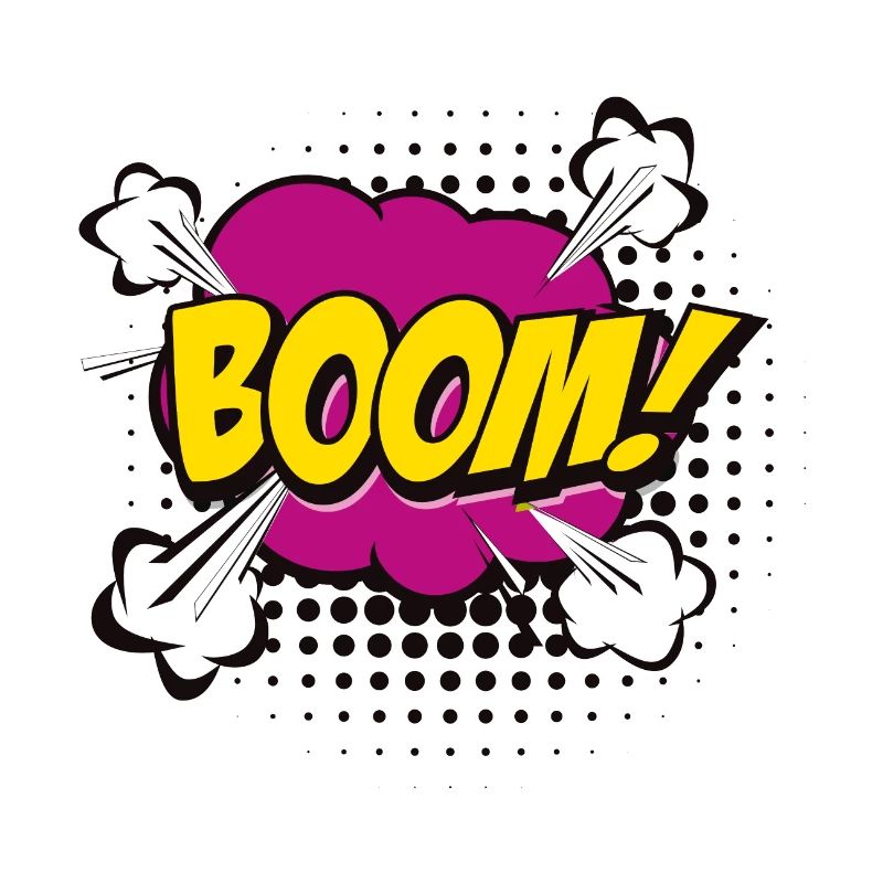 Boom explosion