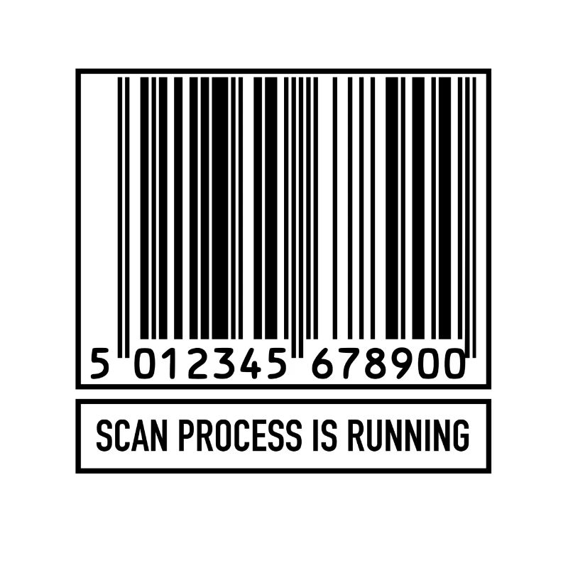 Scannez un cadeau de technologie informatique de code à barres
