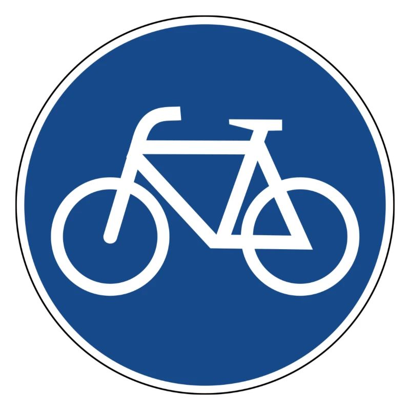 Panneau de signalisation vélo