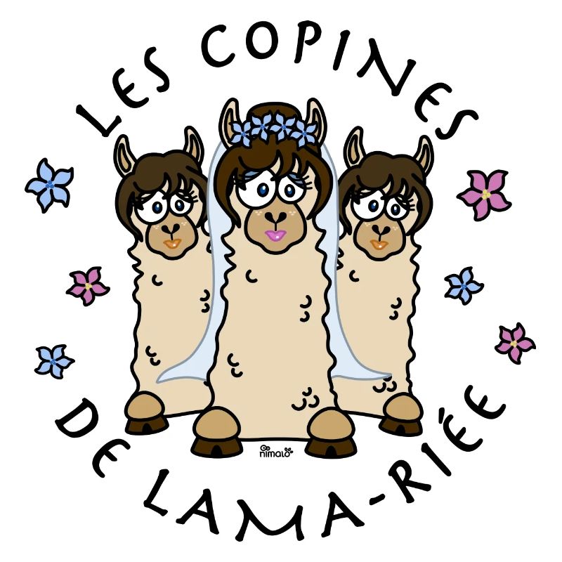 Copines de Lama-riee, EVJF, mariage, Team mariée