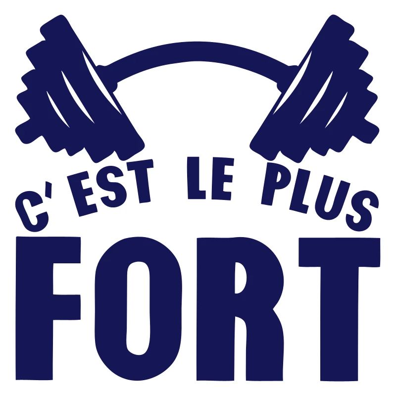 ajouter texte plus fort haltere logo