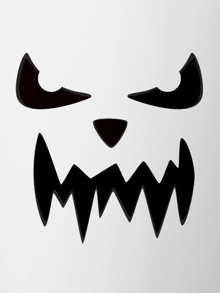 Halloween scary face
