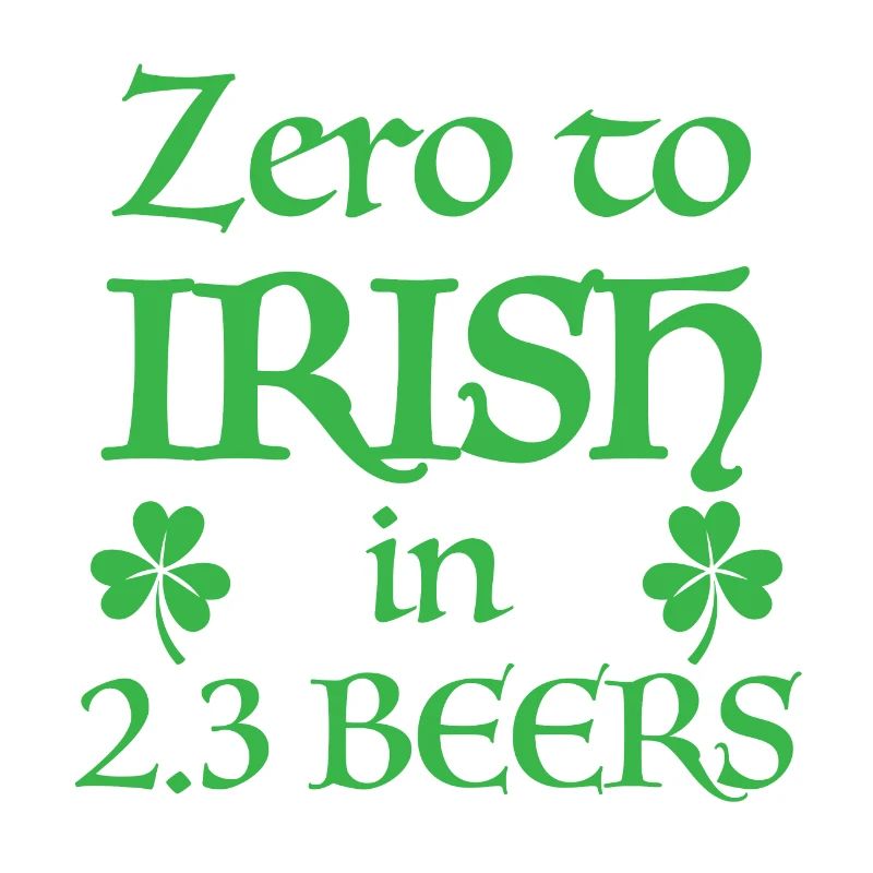 Zero to Irish in 2.3 beers