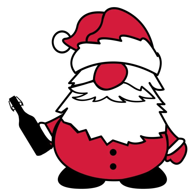 weihnachtsmann mit bier