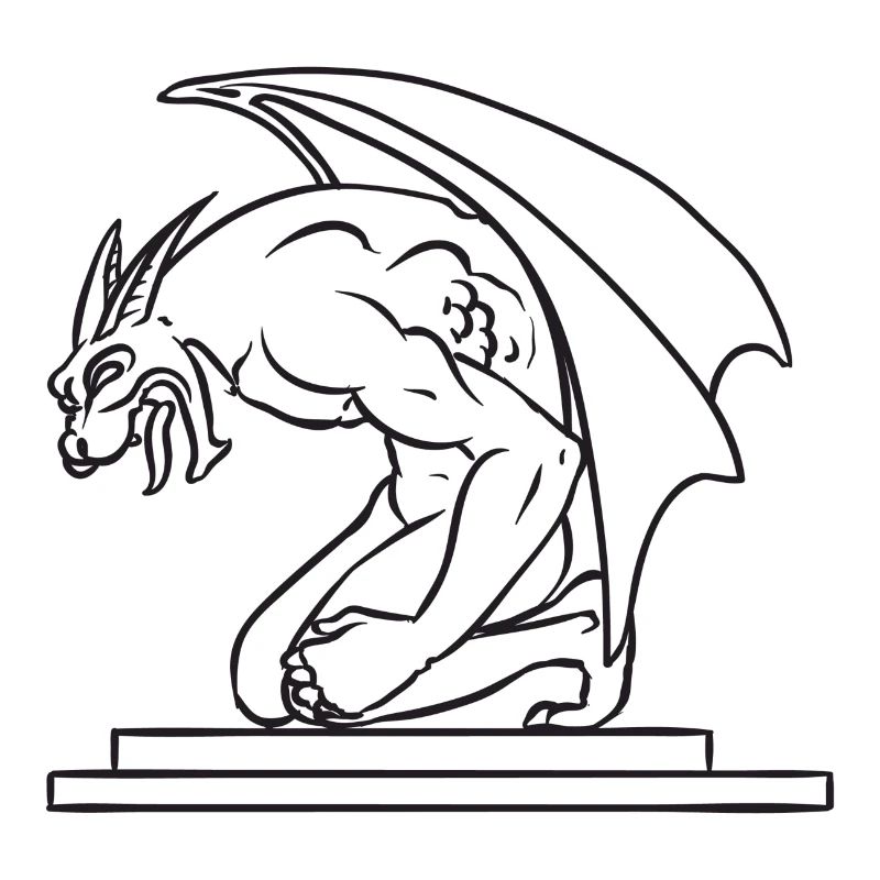 Gargouilles de côté