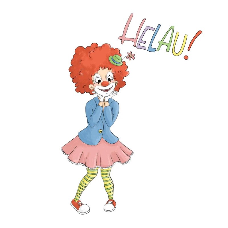 Fille clown Helau