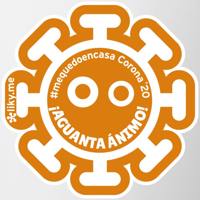 Corona Virus #mequedoencasa naranja