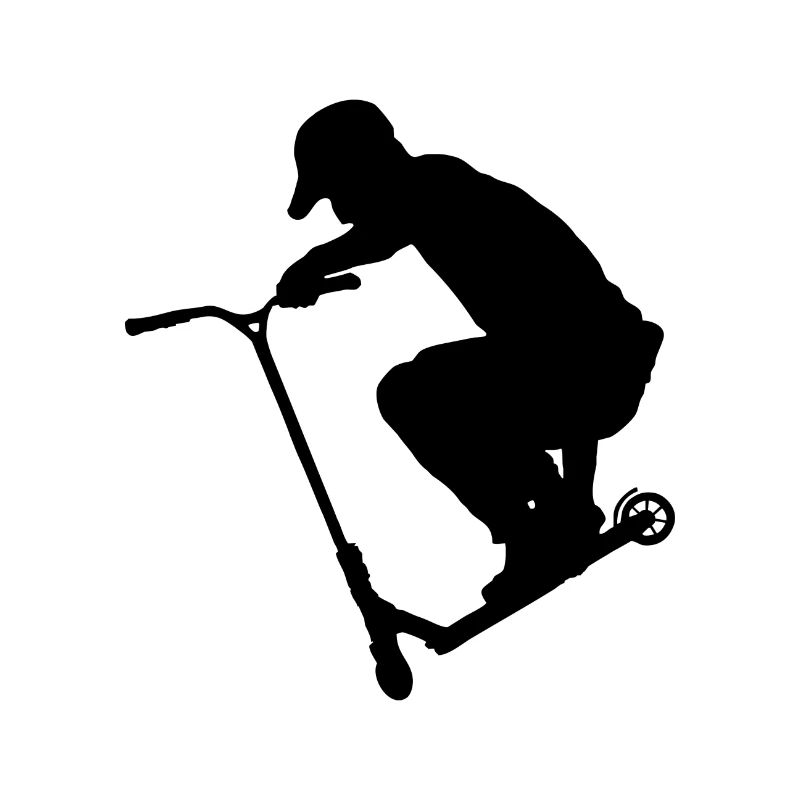 Trotinette freestyle : deck grab