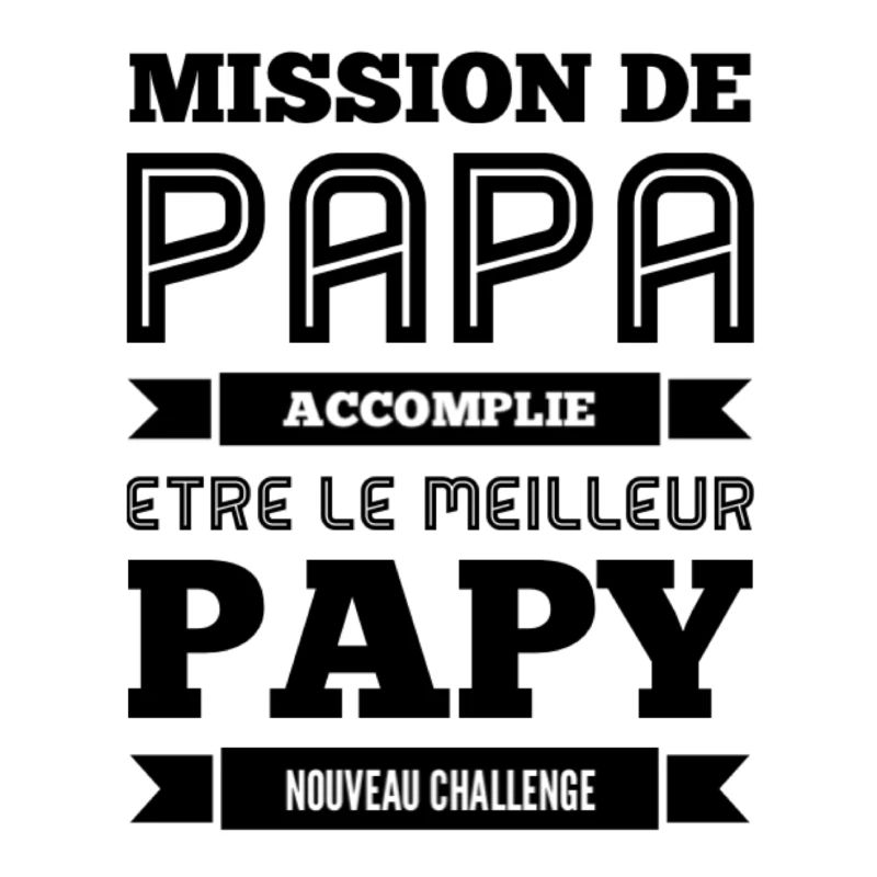 Papy cadeau futur papi phrase drôle anniversaire
