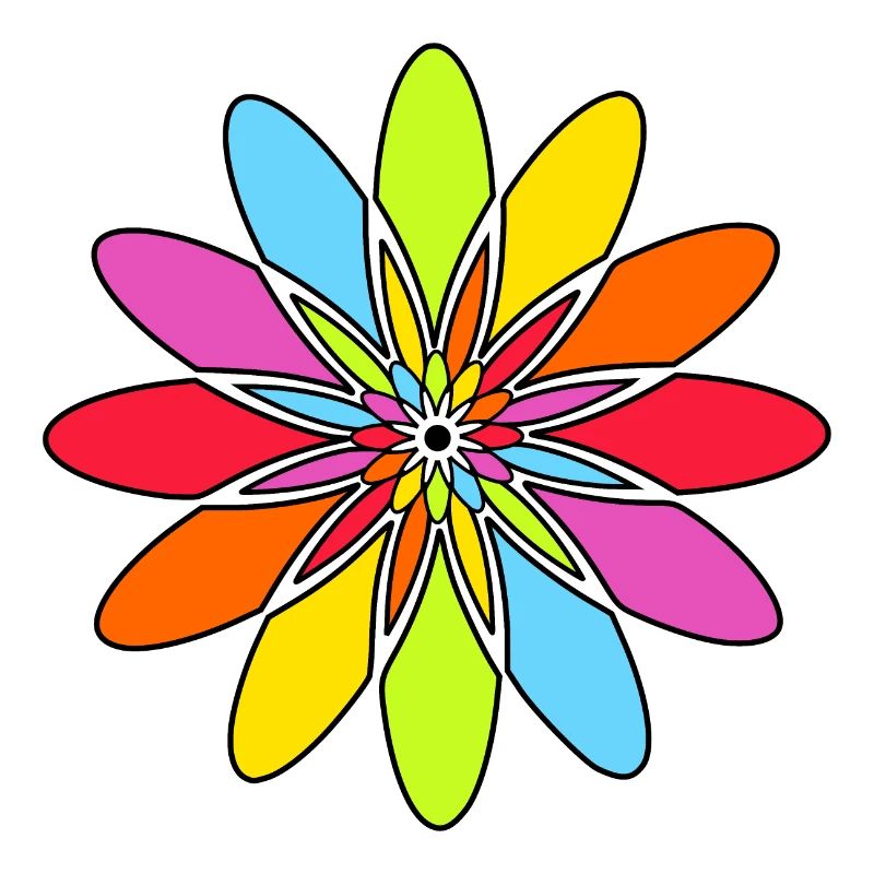 Rainbow Flower