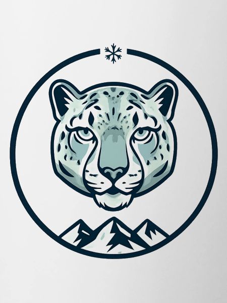 Mountain snow leopard