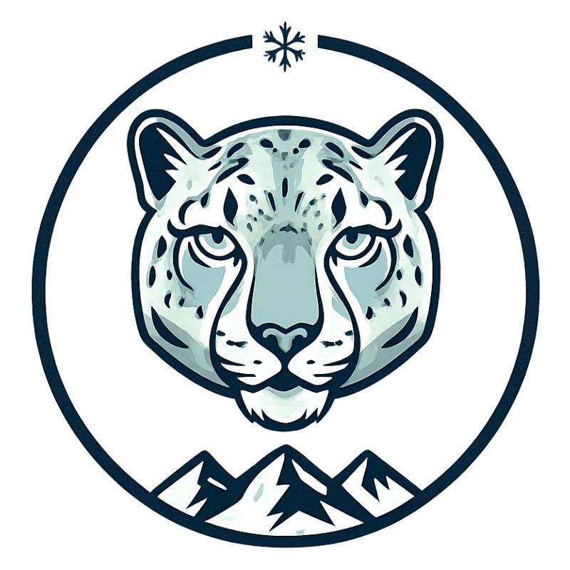 Léopard des neiges montagnard